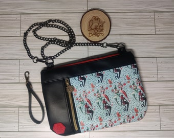 Pin-up DC Villainesses, Pochette à bandoulière en cuir végétalien, Halloween