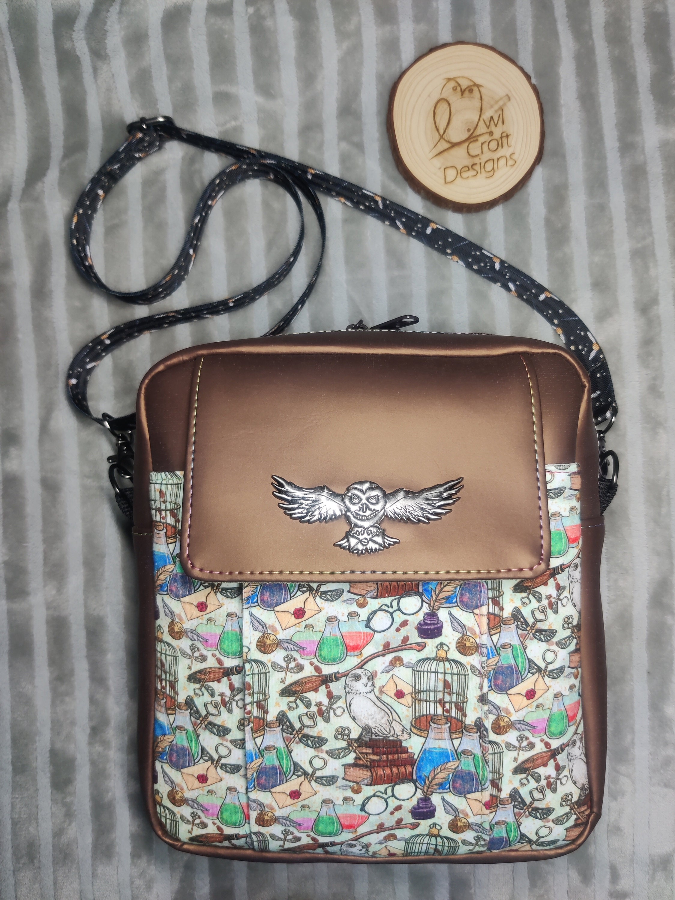 Loungefly Brown Faux Leather Owl Coin Purse Small Wallet