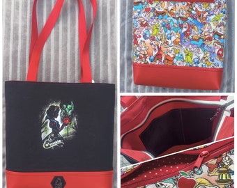 One Upon A Tote, Blanche-Neige (fait sur commande)
