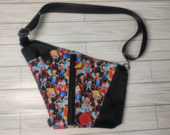 Sac à bandoulière sécurisé Wonder Women, sac de voyage convertible