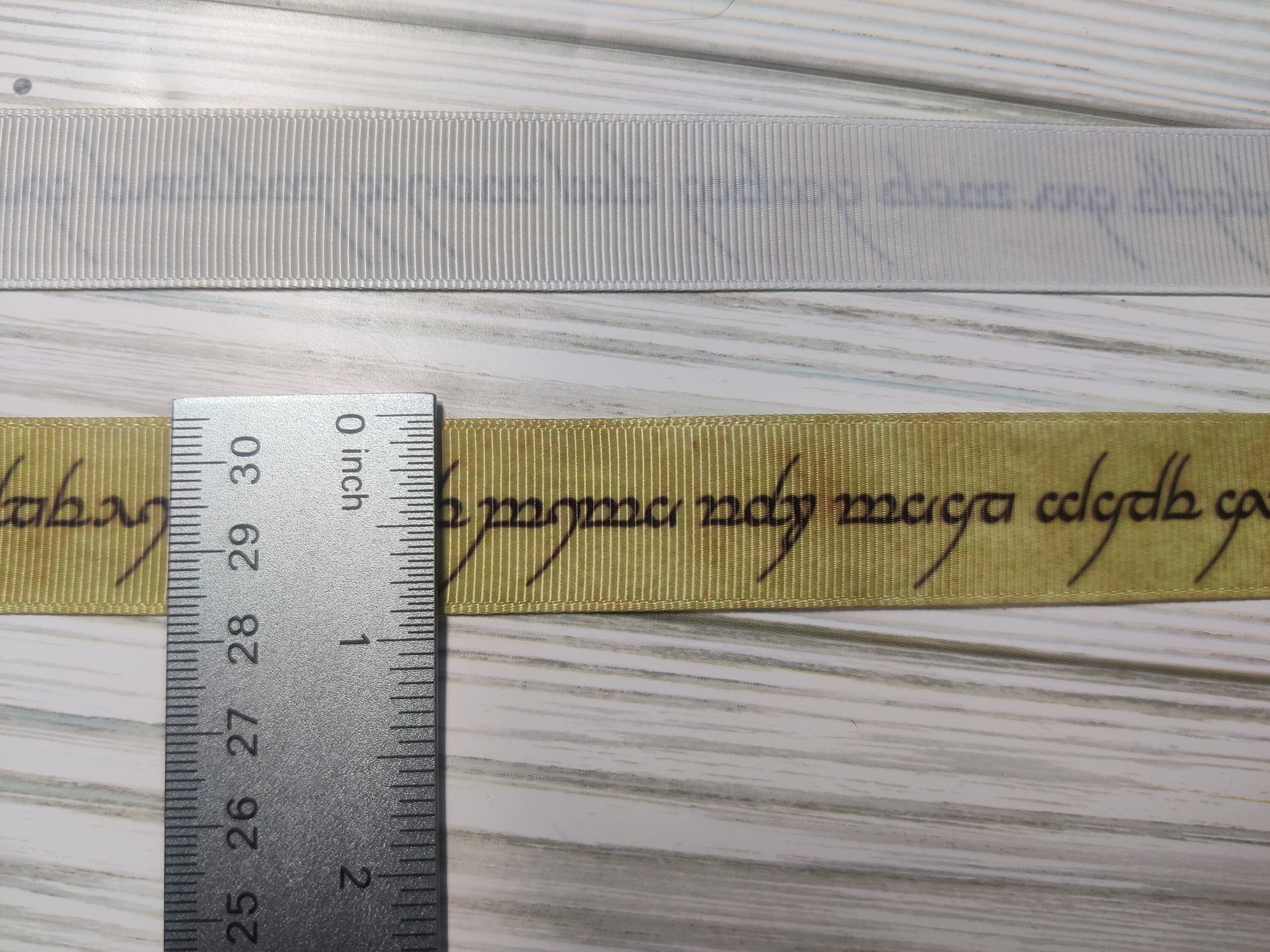 Elvish Writing on Ribbon 7/8 by the Yard - Etsy