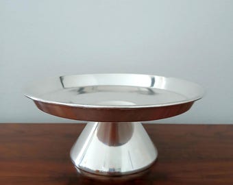 KRUPP Milano silver-plated stand designed by Gio Ponti in the 1950s