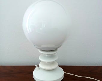 Diseño de lámpara de mesa de la era espacial de los años 70