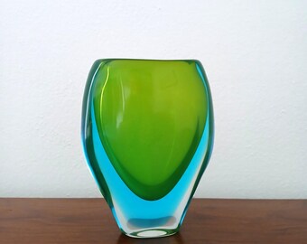 SEGUSO Murano vaso in vetro d'arte anni '80 / SEGUSO Murano art glass vase '80s