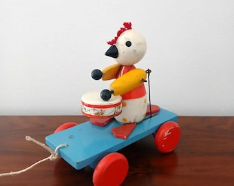 Vintage träleksak från 60-talet