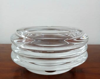 MOSER Karlsbad askfat i glas, 70-tal