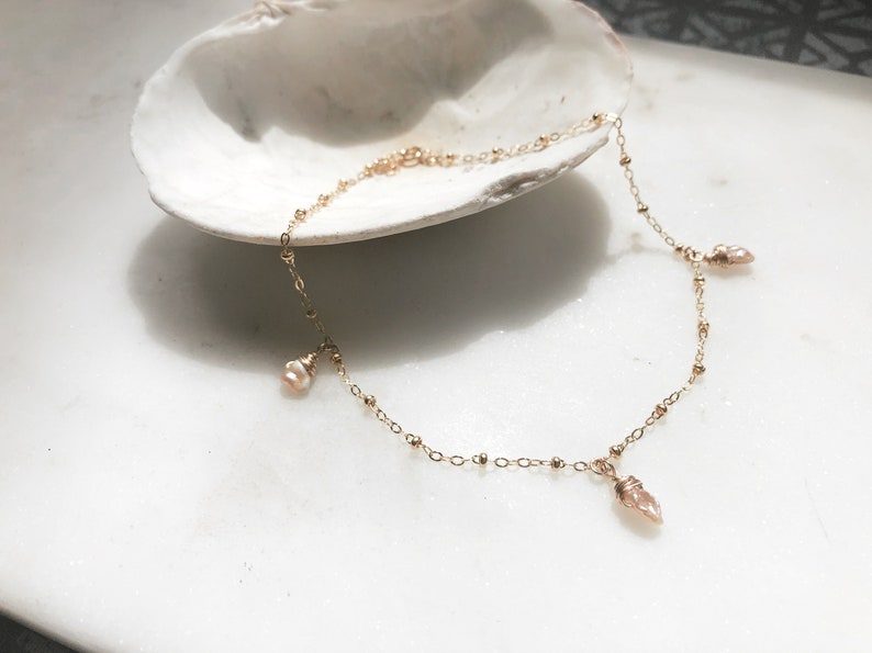 Keshi Pearl Anklet