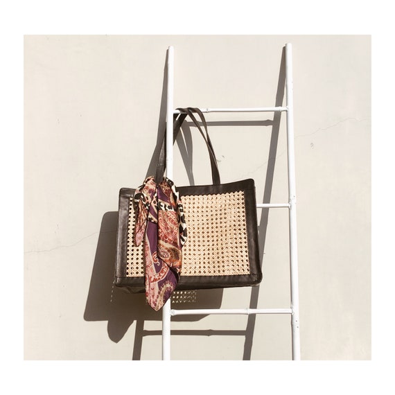Athena Tote Bag Rattan Tote Bag Basket Bag Cane Webbing Bag