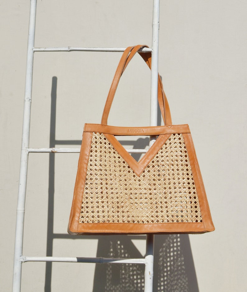 Carina Hand Bag, Rattan Webbing Bag, Tote Bag, Straw Bag, Shopper Bag, Summer Bag, Cane Webbing Bag, Wicker Tote Bag 