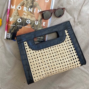 Chantelle Rattan Handbag,Rattan Handbag