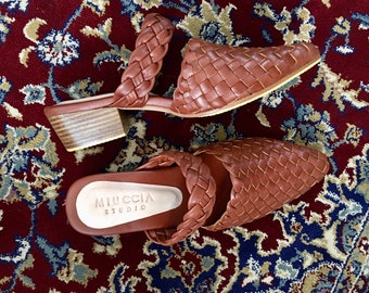 St agni cali woven mule sale