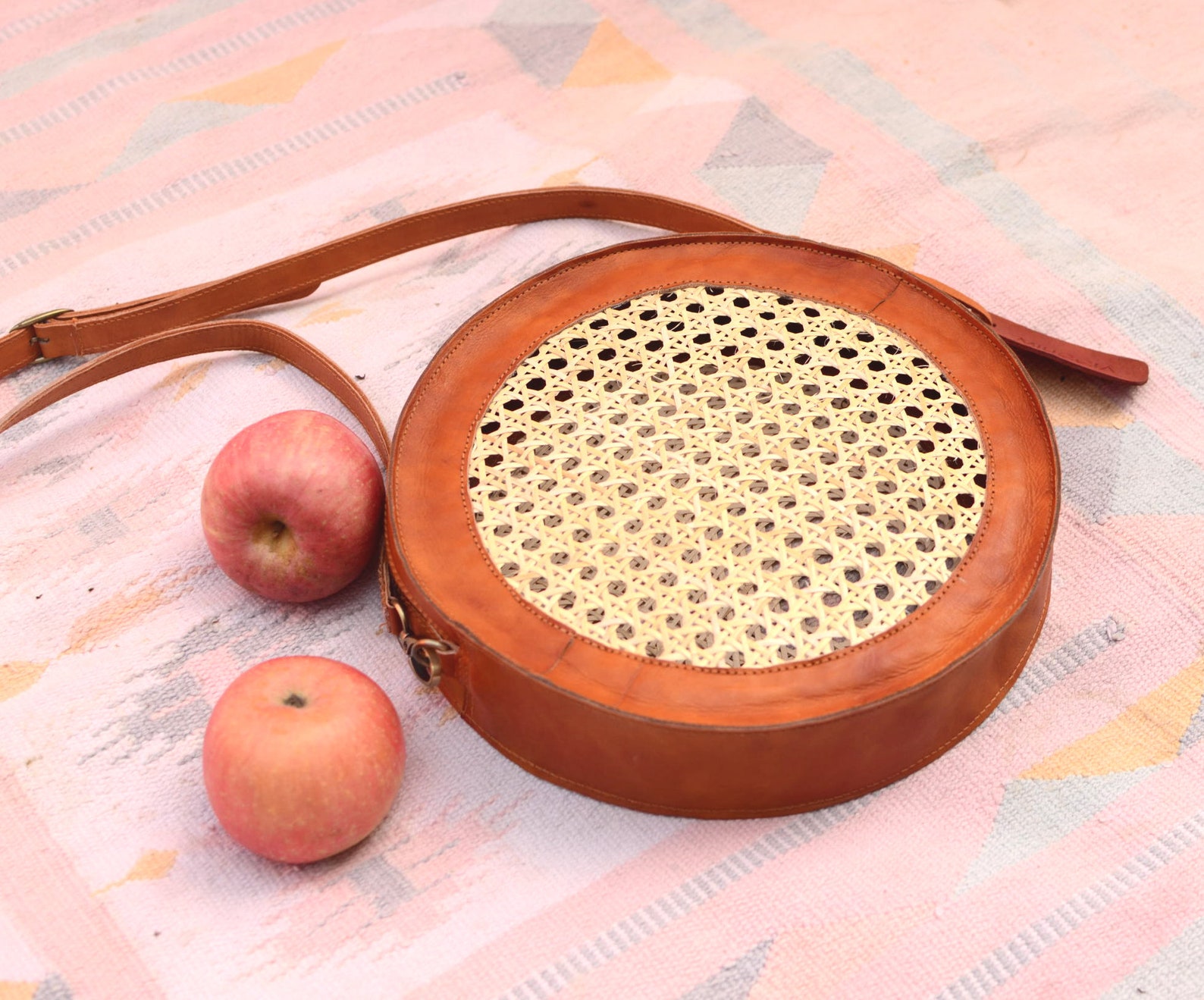 Isabel Wicker Crossbody Rattan Crossbody Basket Bag Rattan Etsy Singapore