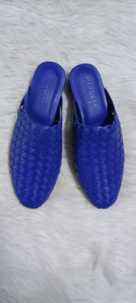 Oceana Handwoven Goatskin Leather Loafer, Handmade Goatskin Leather Loafer, Hand Woven Loafer