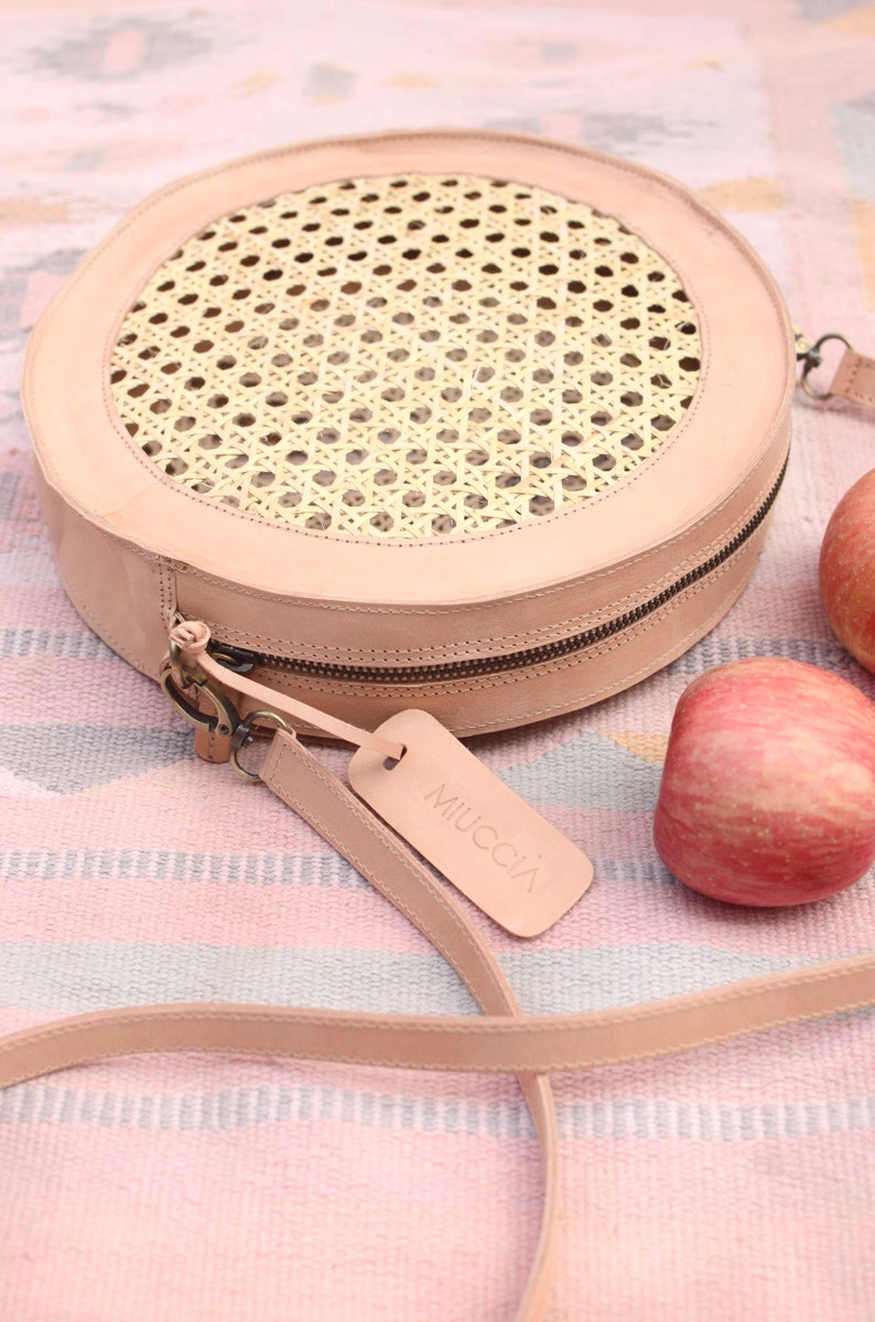 Lilyrose Wicker Crossbody Rattan Crossbody Basket Bag Etsy