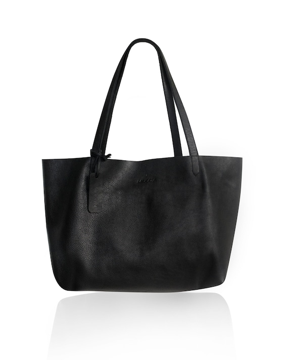 Talia Everyday Carry All Tote Bag Leather Tote Bag Cary All Tote Bag Large Etsy Canada