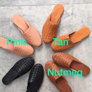 Diana Handwoven Goatskin Leather Loafer, Handmade Goatskin Leather Loafer, Hand Woven Loafer image 8