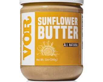 Vor Pure Sunflower Seed Butter 12oz Jar