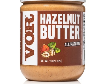 Vor Pure Hazelnut Butter 11oz Jar