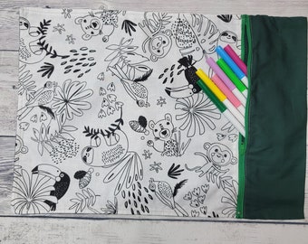 Jungle Coloring Placemat
