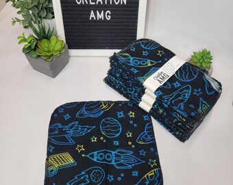 Washcloths Washable Wipes Single thickness zero waste reusable soft