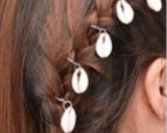 Hair Jewelry Shells 5 pieces
