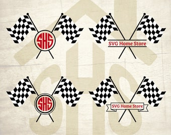 Download Checkered flag svg | Etsy