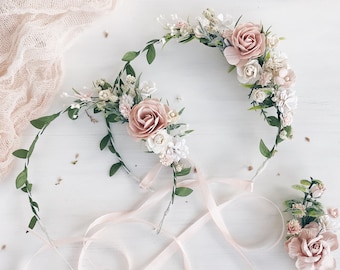 flower girl head crown