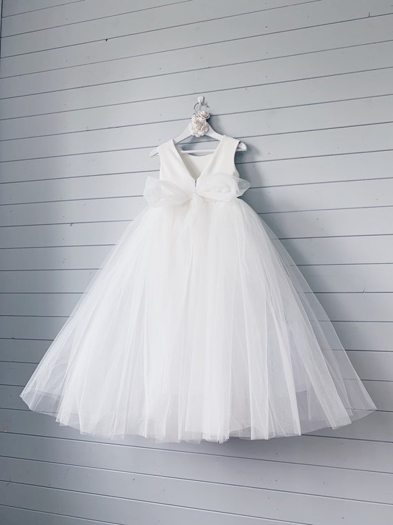 etsy flower girl dresses ivory