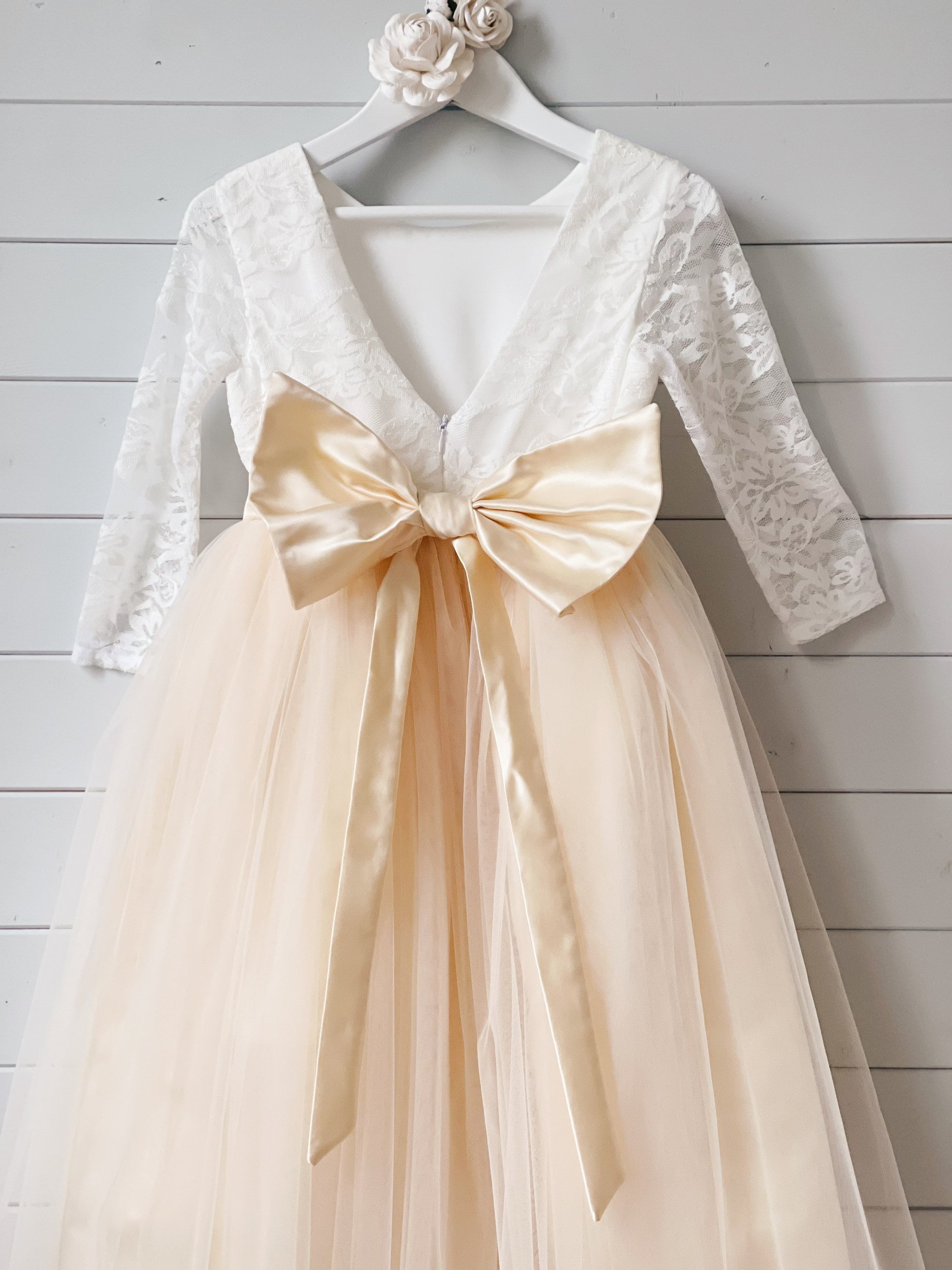 Flower Girl Dress Burgundy Flower Girl Dress Long Sleeve Etsy