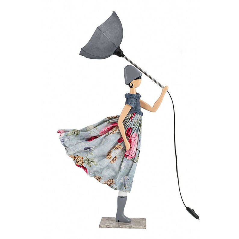 Little Girl Lamp Evdoxia Table Bedside Living Room Birthday Gift Gifts For Mom Her