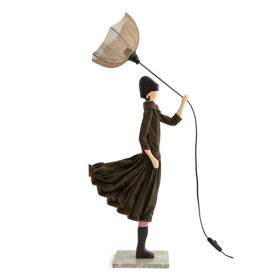 Little Girl Lamp Marron Table Lamp Bedroom Lamp Modern Floor Lamps Birthday Present Gifts For Wife Gifts For Her