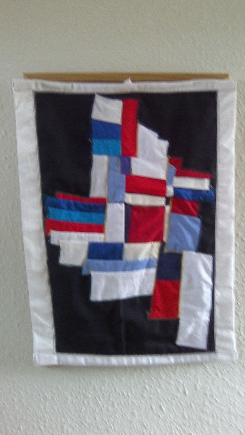 Vägghängande lapptäcke bild 1