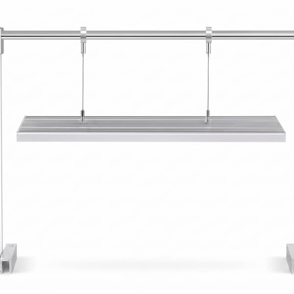 Adjustable Stainless Steel Aquarium Light Hanger 24-48" – LED Mount Bracket