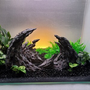 10Gallon or Larger- Aquascape decor SOUL CANYON aquarium dragon rocks nature for moss planted tank Fish Tank Ornament