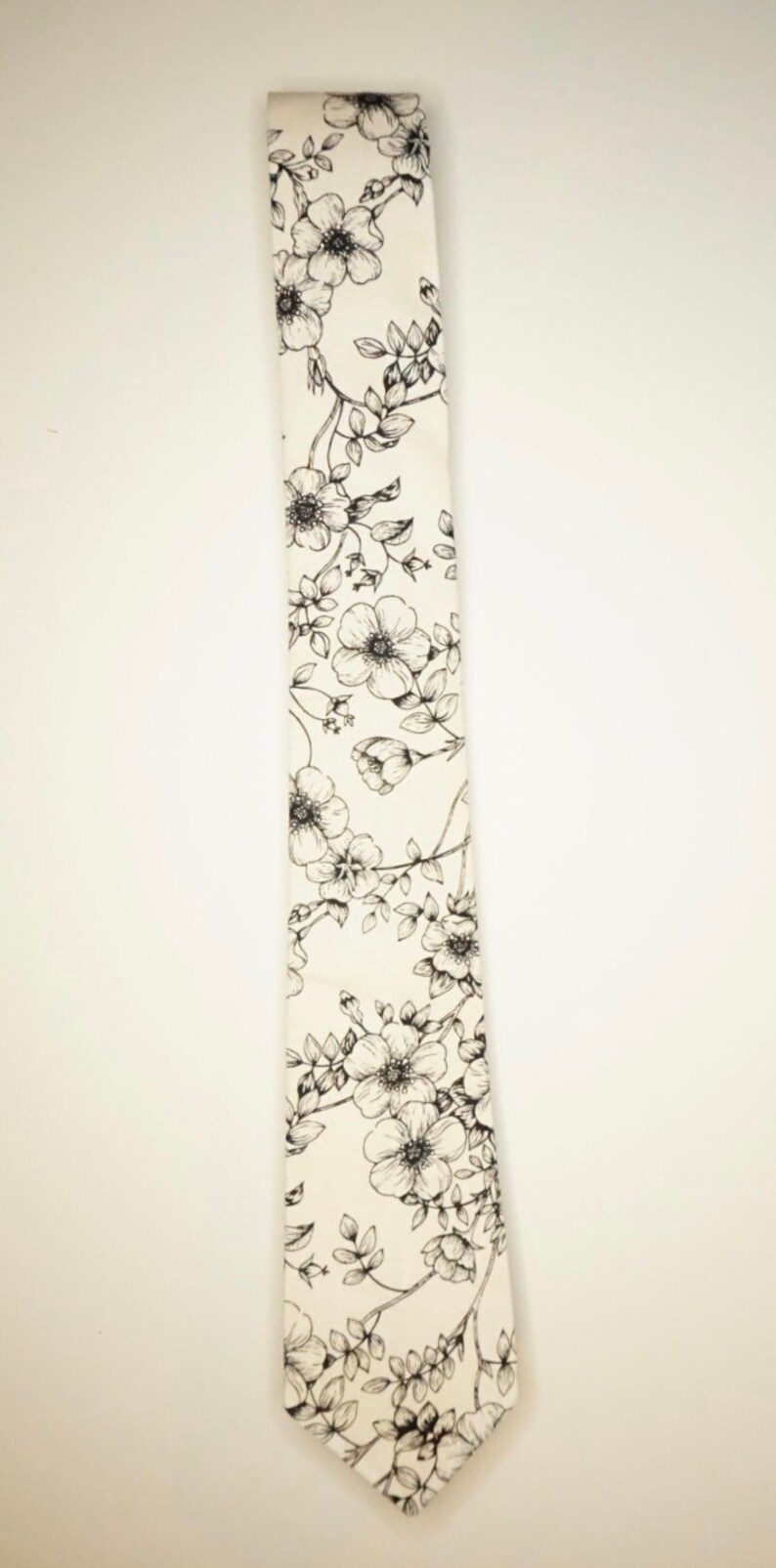 Brushed Floral Tie