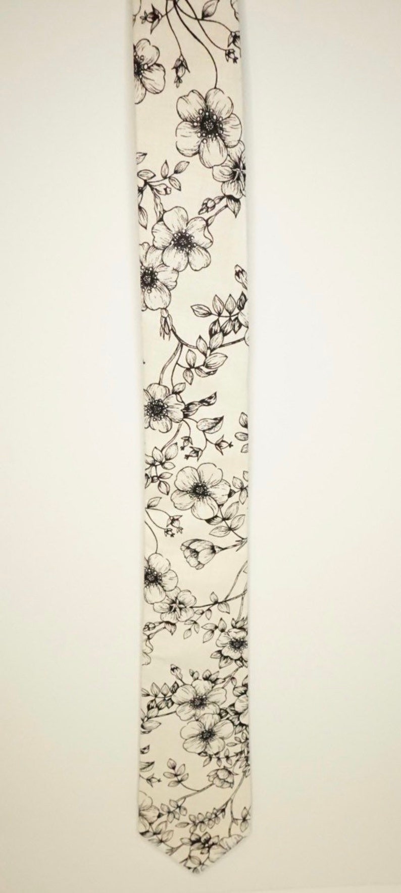 Brushed Floral Tie