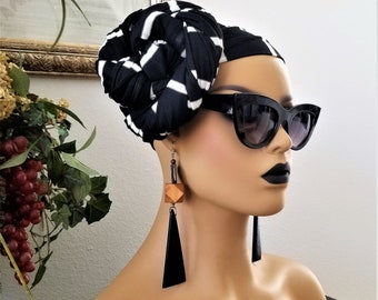 jersey knit head wraps