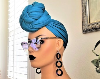 jersey knit head wraps