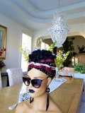 Pre-Tied, Headwrap Satin Lined, Select Small or Medium Head Size, African Headwrap, Headwrap for Women\/Teens, Ankara, Head Wrap, Ankara