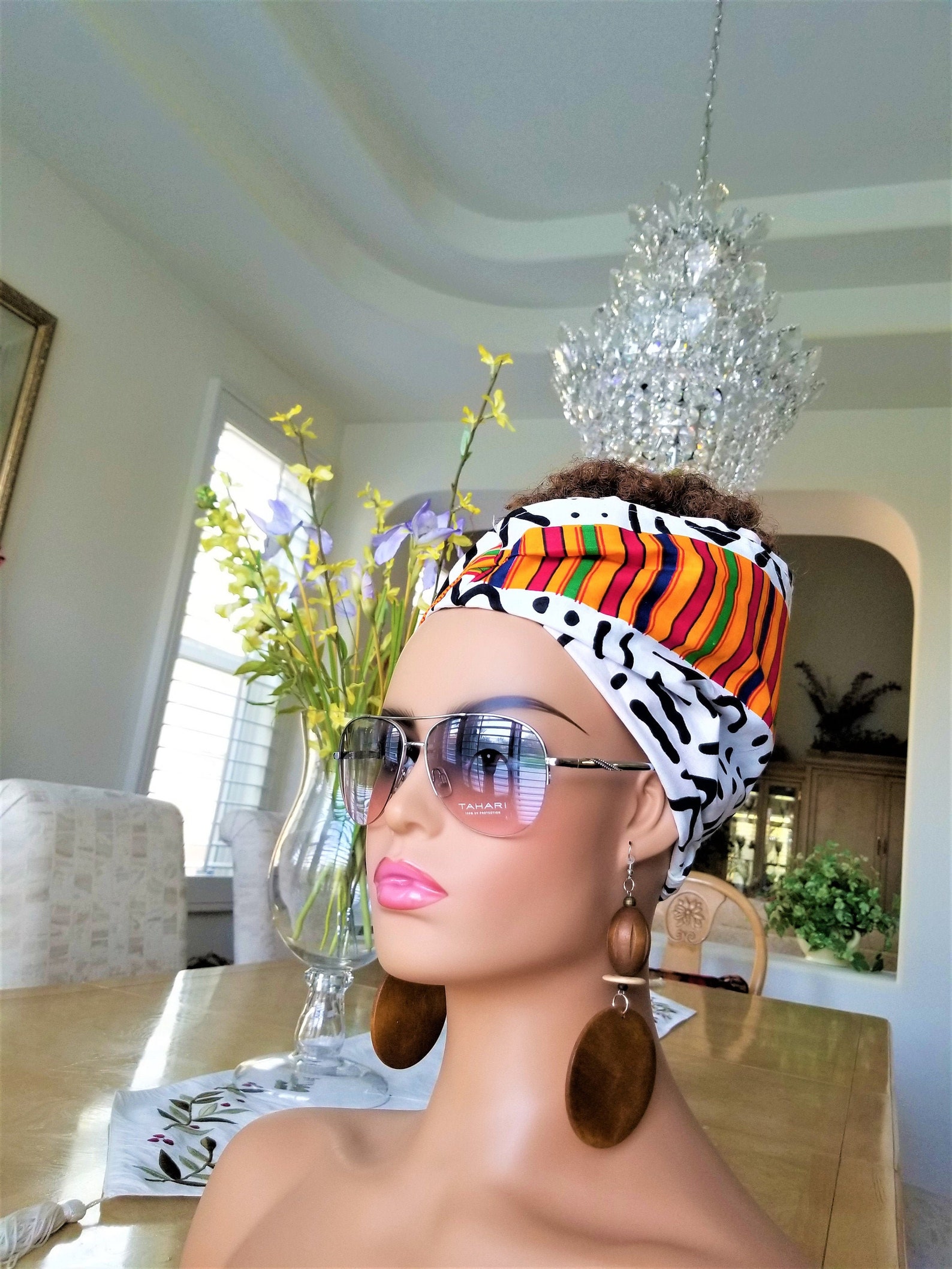 Pretied Head Wrap Select Small or Medium Head Size African Etsy
