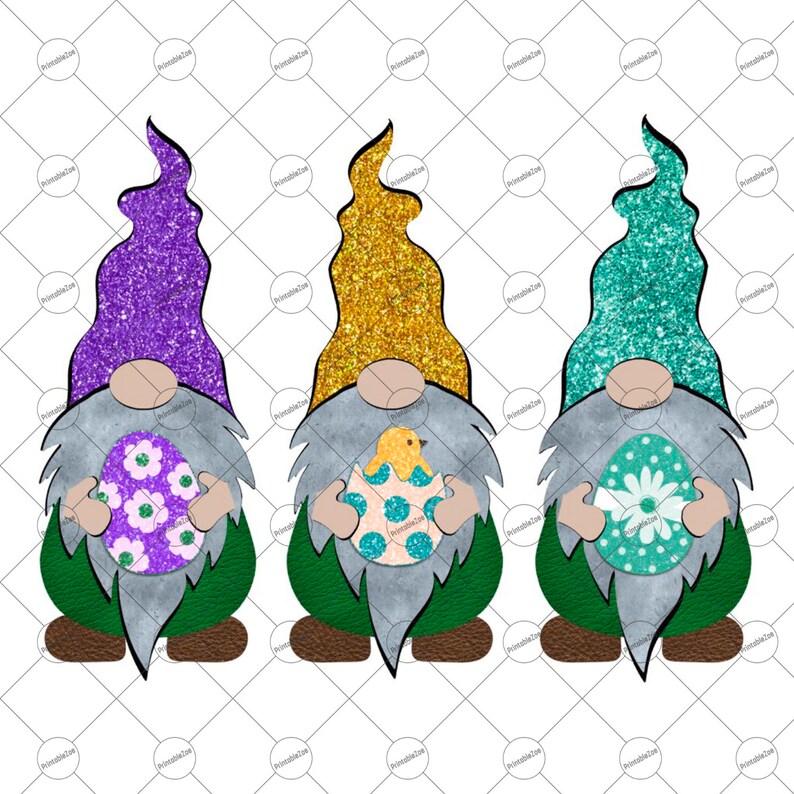 Download Sublimation Designs Download Easter Gnomes Clipart | Etsy
