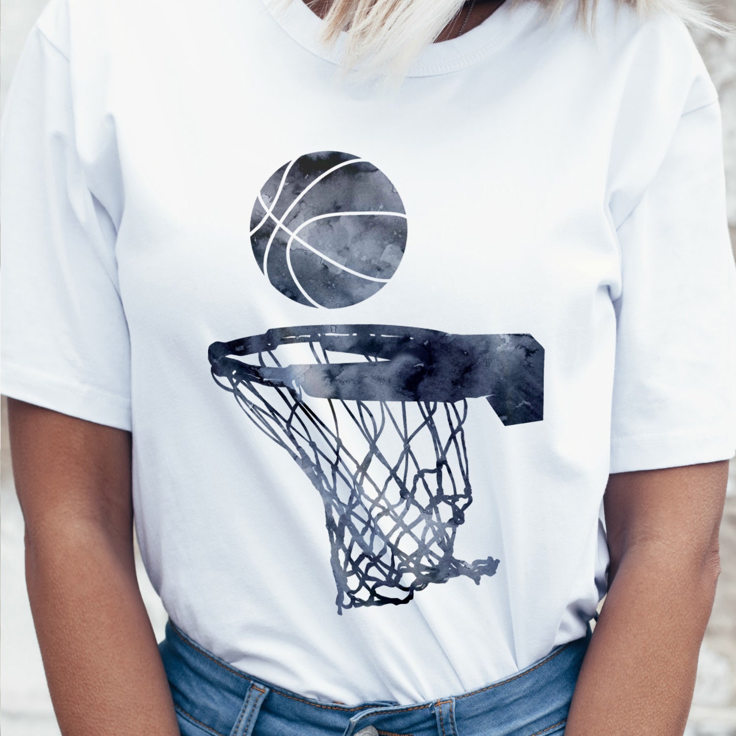 Basketball Sublimation Downloads Watercolor Clip Art | Etsy