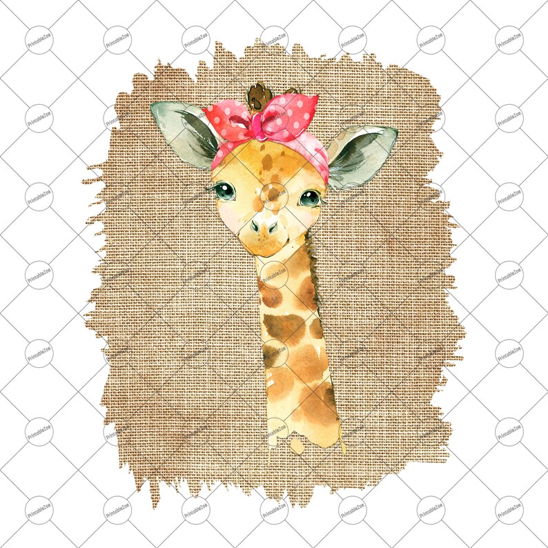 Watercolor Baby Giraffe Clipart Printable File Sublimation Designs Download Digital Download Baby Animal Png Safari Animal Kids Crafts Craft Supplies Tools Senerval Eu