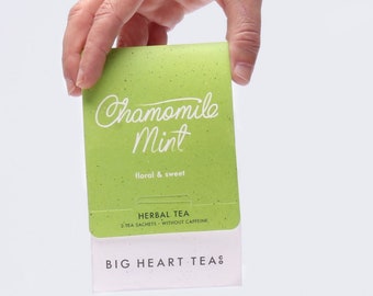 Chamomile Mint Tea - Mini Sampler - Includes Two Teabags