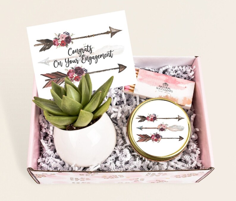 Engagement Gift Engagement Gift Box Congratulations Live Etsy