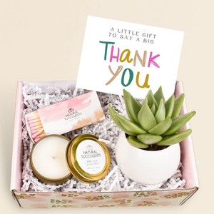 Thank You Gift box- Big Thank You - Appreciation Gift- Thank You Gift Ideas- Thank You for Friend Gift - Thank You Gift For Women  (XFO4)