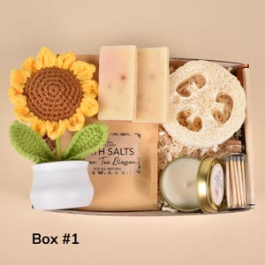 Relaxation Stress Relief Aromatherapy Gift Box Self Care Spa Gift Set Spa Gift Basket Birthday Gift Cheer Up Gift Thinking of You Gift