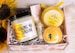 Sending You Sunshine Soy Candle - Care Package - Send A Gift - Thinking Of You - Sunshine Gift Box - Spa Gift Box - Gift For Her - (XPA9) 