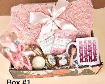 Mothers Day Care Package, Gift Box for Mom, Daughter to Mother Gift, Hygge Gift Box, Basket for Her, Birthday Gift Set, Gift box for mom