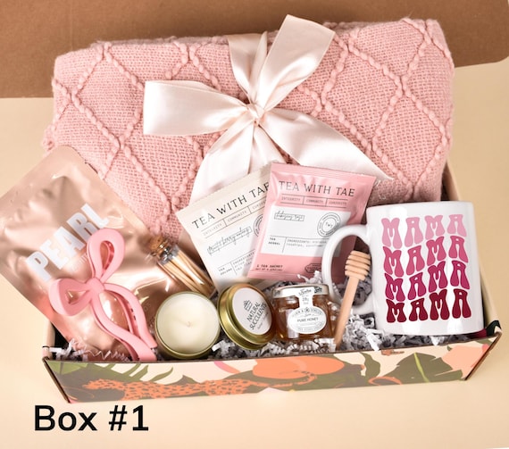 Mothers Day Care Package, Gift Box for Mom, Daughter to Mother Gift, Hygge Gift Box, Basket for Her, Birthday Gift Set, Gift box for mom